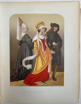 Les Arts somptuaires - Histoire du Costume et de l’Ameublement et des Arts et Industries qui s’y rattachent.. LOUANDRE (Introduction et texte ...
