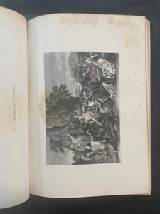 La Sainte Bible, d'après le latin de la Vulgate et les meilleurs traductions autorisées par l'Eglise avec de nombreuses notes explicatives par M. L'Abbé Delaunay. [Ancien Testament]  [4 volumes] 