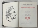 Oeuvres poétiques. Texte annoté par Marie-Claude Anthony - Illustrations de Claude BOUSCAU. RONSARD (Pierre de)