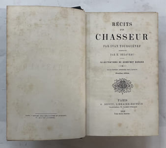 Récits d’un chasseur. Traduits par H. Delaveau - Illustrations de Godefroy Durand - Seule édition autorisée par l’auteur