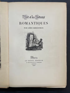 L’Art et les Artistes romantiques