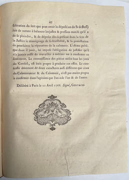 Mémoire à consulter et consultation pour le sieur de Bussy, Maréchal des Camps & Armées du Roi, au sujet du mémoire que le sieur de Lally, ...
