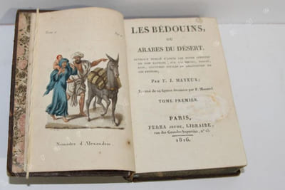 Les Bédouins, ou Arabes du désert. Ouvrage publié d'après les notes inédites de Dom Raphael sur les moeurs, usages, lois, coutumes civiles et religieuses de ces peuples. Et orné de 24 figures dessinées par F. MASSARD