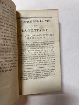 Fables de La Fontaine. Avec un nouveau Commentaire par Coste, ornée de 216 figures en taille-douce, dédiées à la jeunesse. Seconde édition. Coste ...