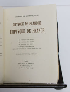 Diptyque de Flandre - Triptyque de France. Au pays des ciels sonores (Alfred stevens, Georges Rodenbach) - Au delà des formes (Adolphe Monticelli, Rodolphe Bresdin, Stéphane Mallarmé)