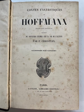 Contes fantastiques précédés de souvenirs intimes sur la vie de l’auteur traduction nouvelle . HOFFMANN, (E. T. A) ; CHRISTIAN, P