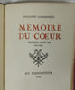 M&eacute;moires du coeur. CHABANEIX Philippe