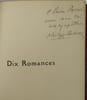Dix romances. CHABANEIX Philippe