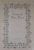 Carnets de Don Juan. Par l’auteur du traité de l’abjection.. [Jouhandeau (Marcel)]