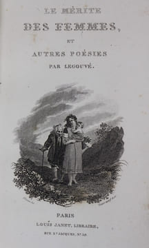 Le Mérite des femmes et autres poésies.. Legouvé (Gabriel)