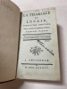 La Pharsale de Lucain, traduction nouvelle, revue, corrigée & augmentée de notes [2 volumes en 1]. LUCAIN