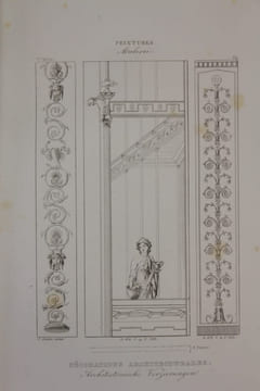 Herculanum et Pompéi recueil gènéral des peintures, bronzes, mosaiques, etc. découverts, jusqu'a ce jour, et reproduits d'après Le antichità di ...