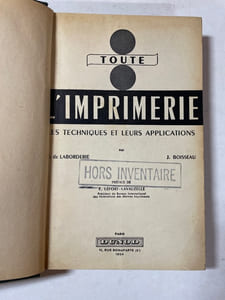 Toute l'imprimerie