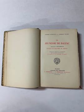 La jeunesse de Balzac : Balzac imprimeur, Balzac et madame de Berny. Nouvelle édition augmentée de la correspondance de Balzac et de madame de Berny. ...