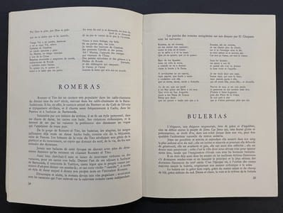 Anthologie du Cante Flamenco. Couverture et illustrations dans le texte de Roger Wild
