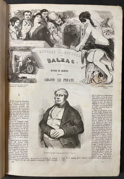 Oeuvres illustrées de Balzac [5 sur 10 volumes]. illustrées par Beaucé, Staal, Meissonier, Bertall, Tony Johannot, Célestin Nanteuil, E. Lampsonius, ...