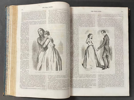 Oeuvres illustrées de Balzac [5 sur 10 volumes]. illustrées par Beaucé, Staal, Meissonier, Bertall, Tony Johannot, Célestin Nanteuil, E. Lampsonius, ...