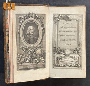 Poesie del signor abbate Pietro Metastasio [8 volumes]