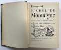 Essays of Michel de Montaigne. Translated by Charles Cotton. Selected and illustrated by Salvador Dali. MONTAIGNE (Michel de)