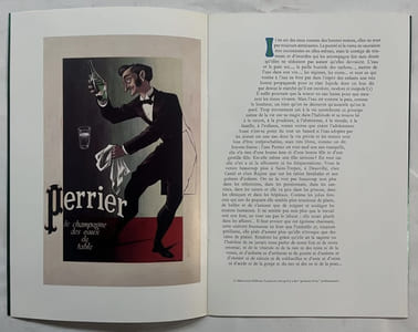 Sept variations Perrier sur le thème de la soif : Perrier - Contrex - Vichy état - Saint-Yorre - Pschitt - Pepsi - La France des sources. Composition de Salvador Dali reproduite en couleurs sur le premier plat de l'étui