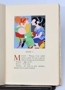 Mimes d'Herondas. Traduits en langue populaire par Jacques Dyssord.