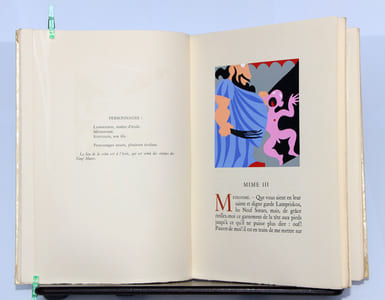 Mimes d'Herondas. Traduits en langue populaire par Jacques Dyssord.