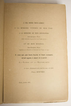 Les Vosges pendant la Révolution 1789-1795-1800. Étude historique. BOUVIER Félix