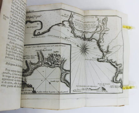 Relation du voyage de la mer du sud aux cotes du Chili, du Perou et du Brésil fait pendant les années 1712, 1713 & 1714. FREZIER Amédée François