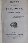 Résumé de l'histoire de Pologne par [Pologne] THIESSÉ Léon - Image 2