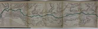  Carte du cours de l'Aisne et du canal latéral à l'Aisne (1/50.000°). [VUILLAUME R.]