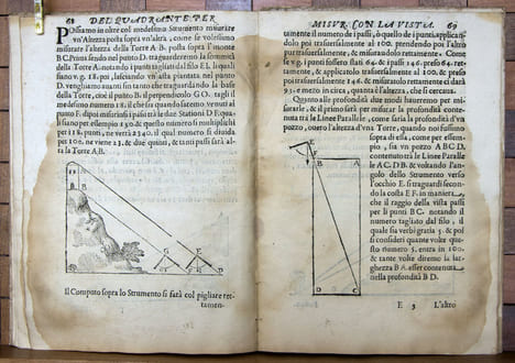 Le Operazioni del compasso geometrico et militare di Galileo Galilei... Terza editione. GALILEI Galileo