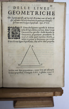 Le Operazioni del compasso geometrico et militare di Galileo Galilei... Terza editione. GALILEI Galileo