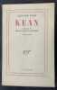 Kean. Adaptation de Jean-Paul Sartre.. Dumas (Alexandre)