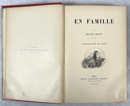 En Famille. Illustrations de Lanos. MALOT, Hector ; LANOS, ill.