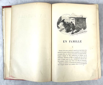 En Famille. Illustrations de Lanos. MALOT, Hector ; LANOS, ill.