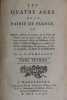 Les Quatre âges de la Pairie de France, ou Histoire générale & politique de la Pairie de France dans ses quatre âges... ZEMGANNO [GOEZMANN ...