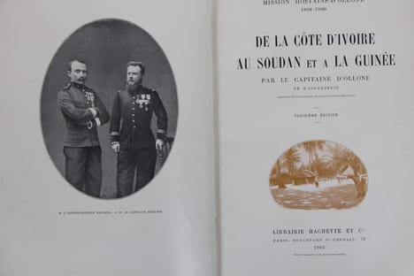 De la Côte d’Ivoire au Soudan et à la Guinée par le capitaine d’Ollone de l’infanterie. Troisième édition. Ollone Henri d'