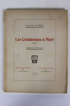 Les Condamnés à mort, roman. Illustrations par André Devambez. FARRèRE, Claude ; DEVAMBEZ, André, ill.