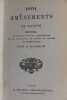 Les Mille et un amusements de société : recueil de tours de société, d’escamotage et de gibecière, de tours de cartes et scientifiques. BLISMON A. ...