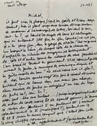 Lettres à Michel Bulteau (1971 - 2029). par MESSAGIER (Matthieu). - Image 1