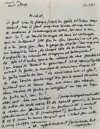 Lettres à Michel Bulteau (1971 - 2029).