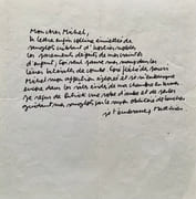 Lettres à Michel Bulteau (1971 - 2029). par MESSAGIER (Matthieu). - Image 2