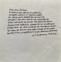 Lettres à Michel Bulteau (1971 - 2029).