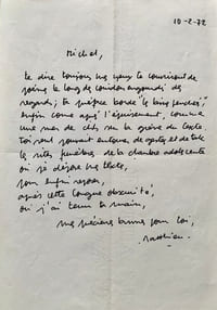 Lettres à Michel Bulteau (1971 - 2029).
