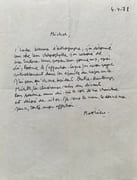 Lettres à Michel Bulteau (1971 - 2029). par MESSAGIER (Matthieu). - Image 4
