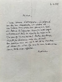 Lettres à Michel Bulteau (1971 - 2029).