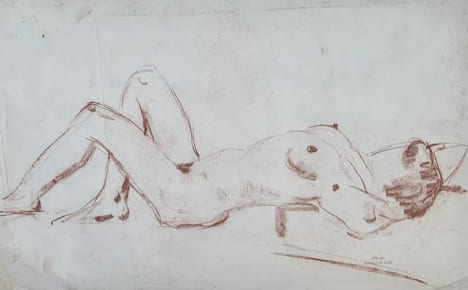 Étude de nu féminin.. AIMÉ (Madeleine).