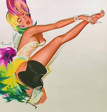 Lido, Champs Élysées Paris. Le plus célèbre cabaret du monde. . BRENOT (Pierre Laurent). 