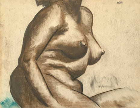 Étude de nu féminin. . CHAPIN (Jean).