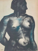 Étude de nu féminin. par CHAPIN (Jean).